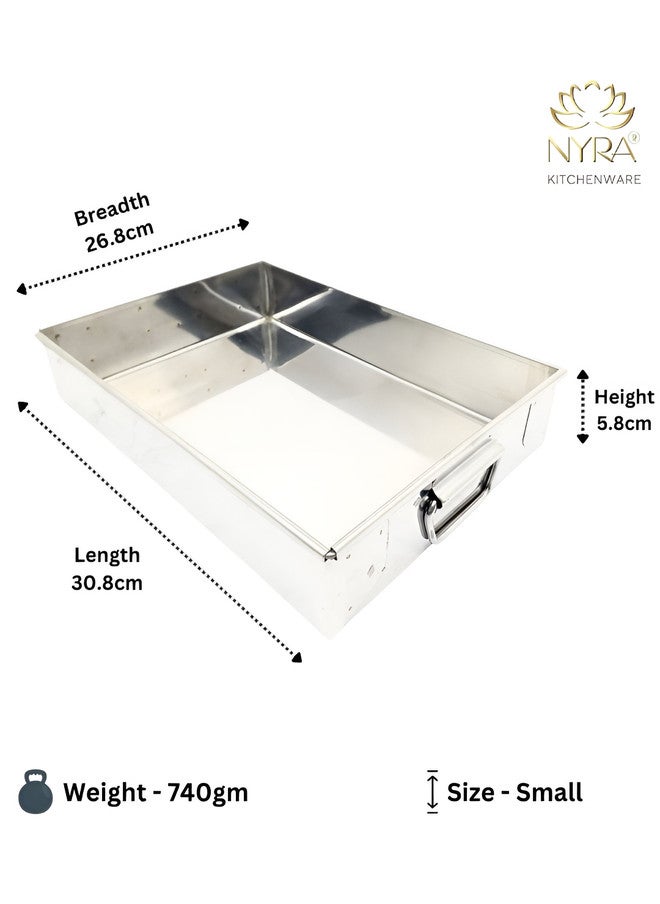 Nyra Kitchenware Stainless Steel Dishwasher Safe Serving Tray - Image 5
